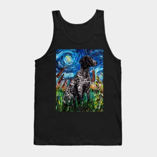 Black German Short Hair Pointer Night Tank Top